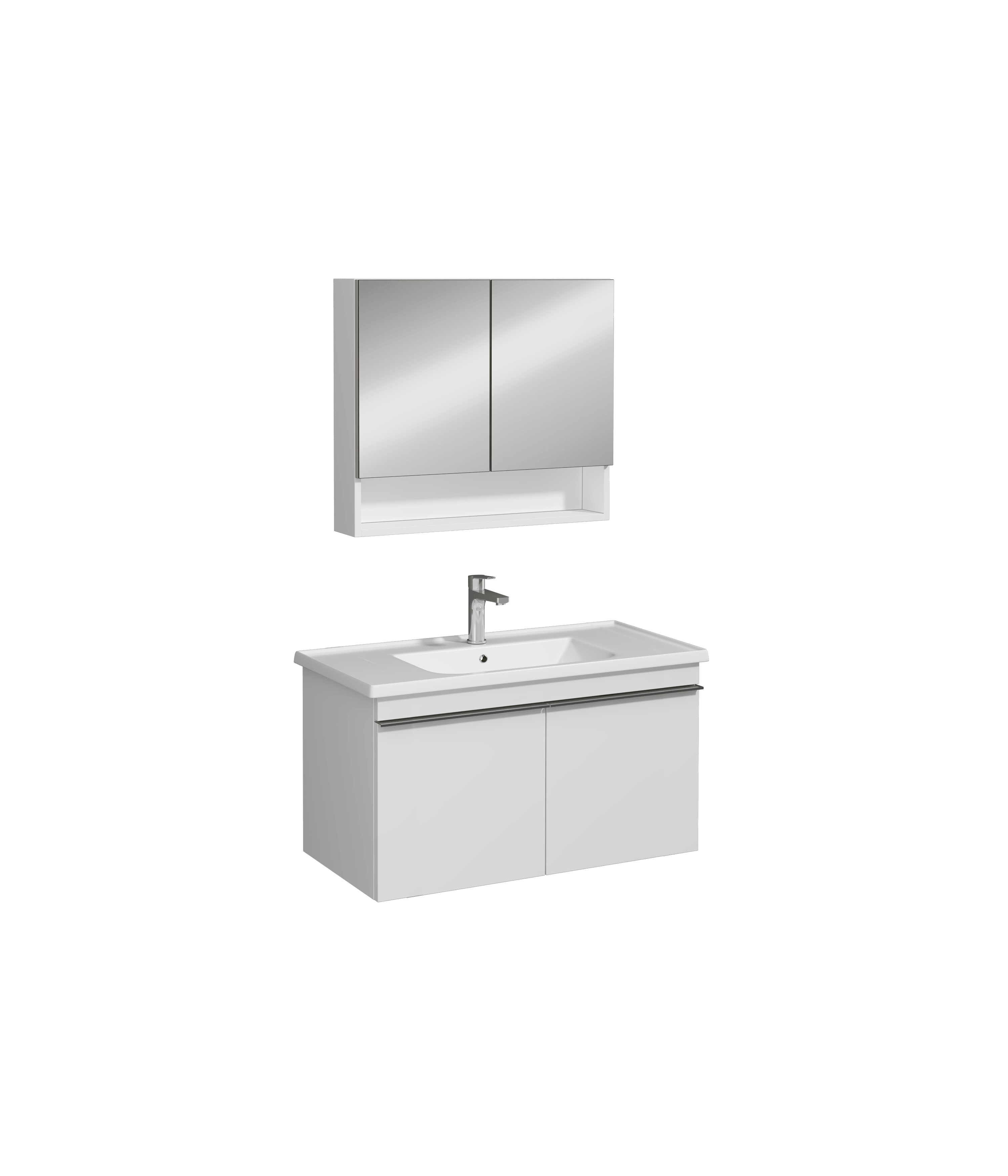 Isvea Terni Washbasin Cabinet 100 cm - white