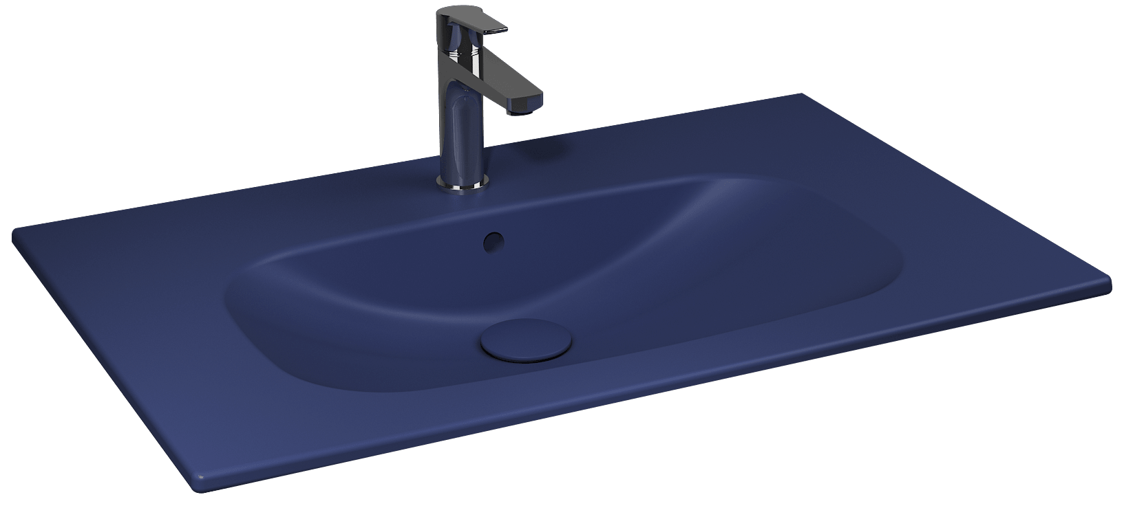 Isvea Infinity Flat Washbasin 81 cm - isvea blue