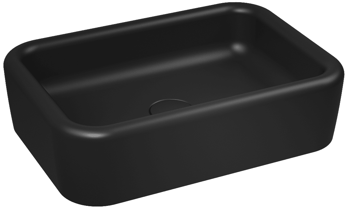 Isvea Curvo Counter-Top Washbasin 60cm - black