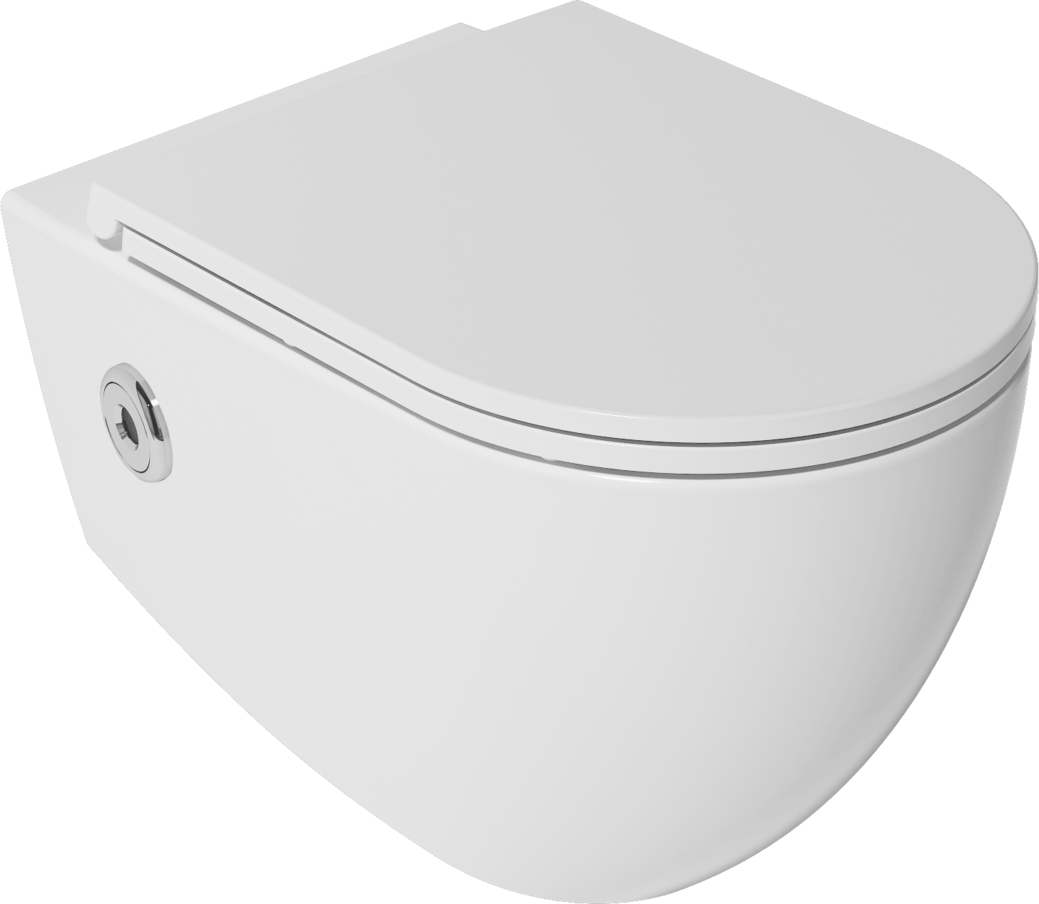 Isvea Infinity Due SensoClean Wall-Hung Toilet - VORTEX - matte white