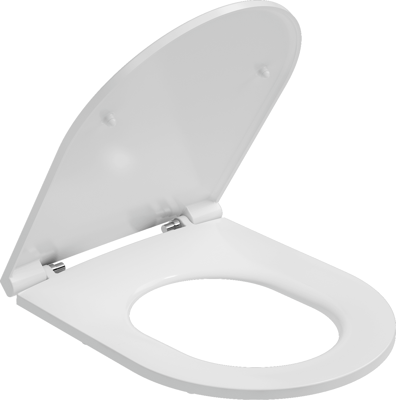 Isvea Duroplast Compact Toilet Seat / K - white