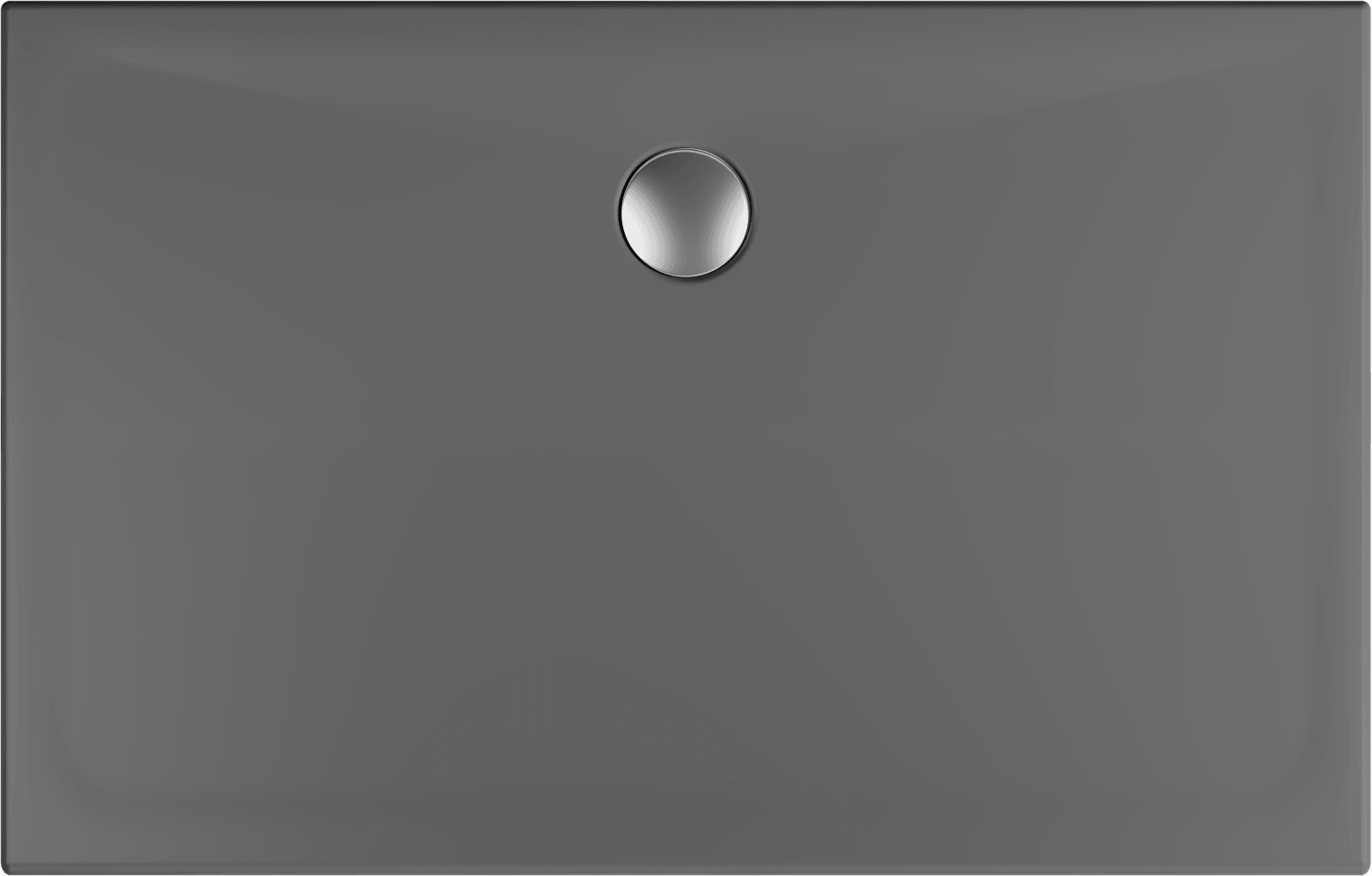 Isvea Flat Fireclay Ceramic Shower Tray 120x90cm - anthracite