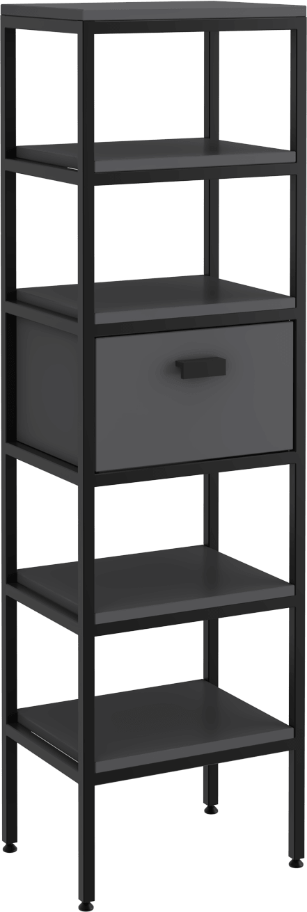 Isvea Fermo Tall Cabinet 40 cm - anthracite