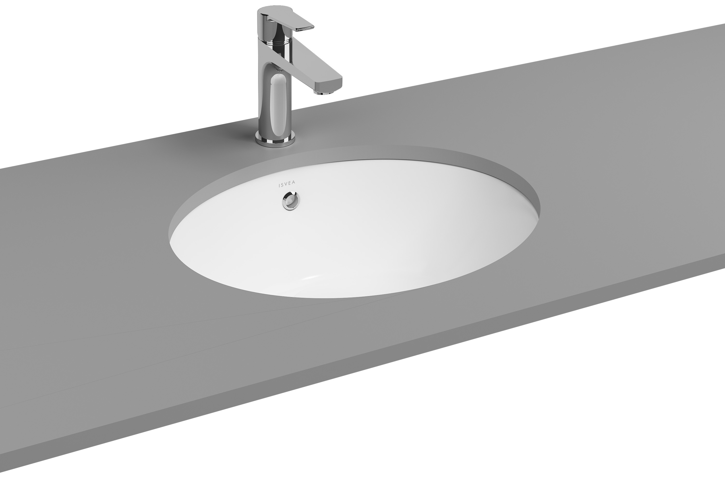 Isvea Soluzione Under-Counter Washbasin 57 cm - white