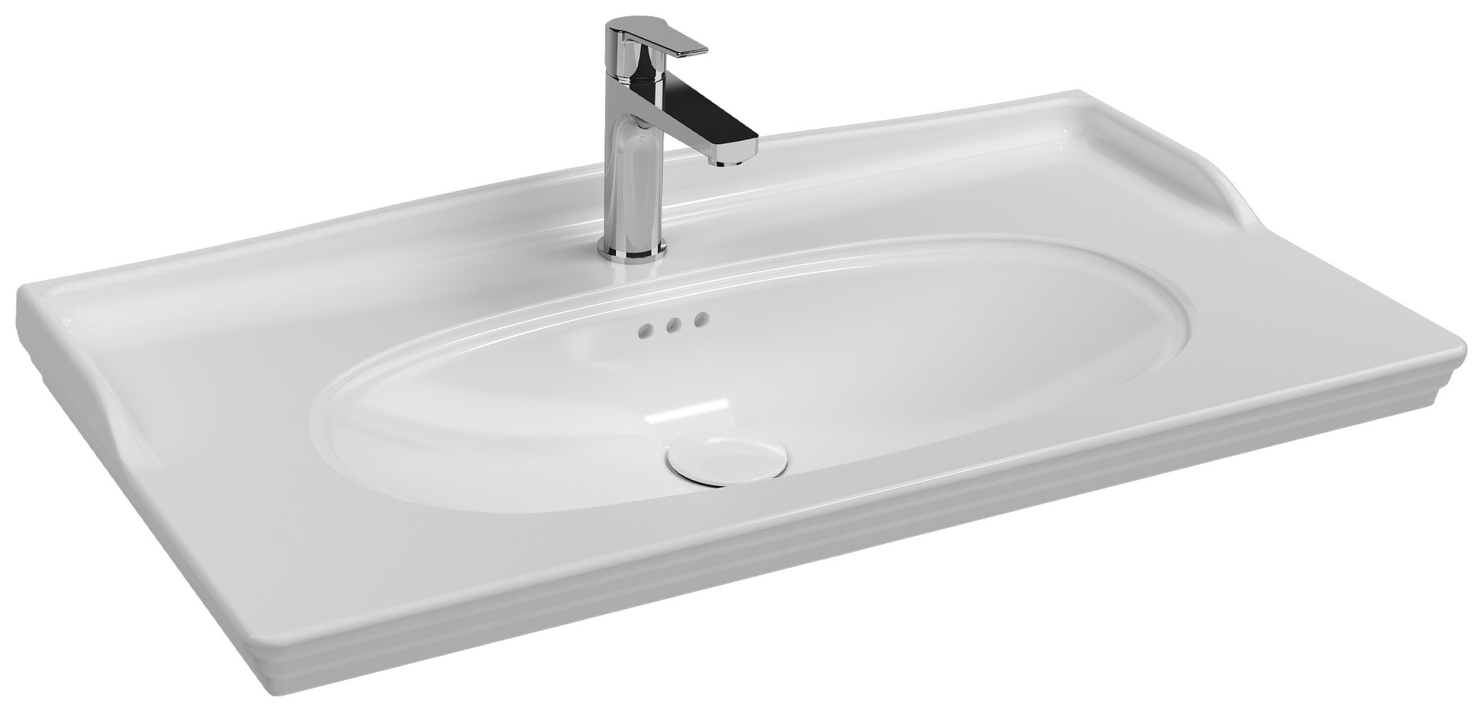 Isvea Stella Washbasin 90 cm - white