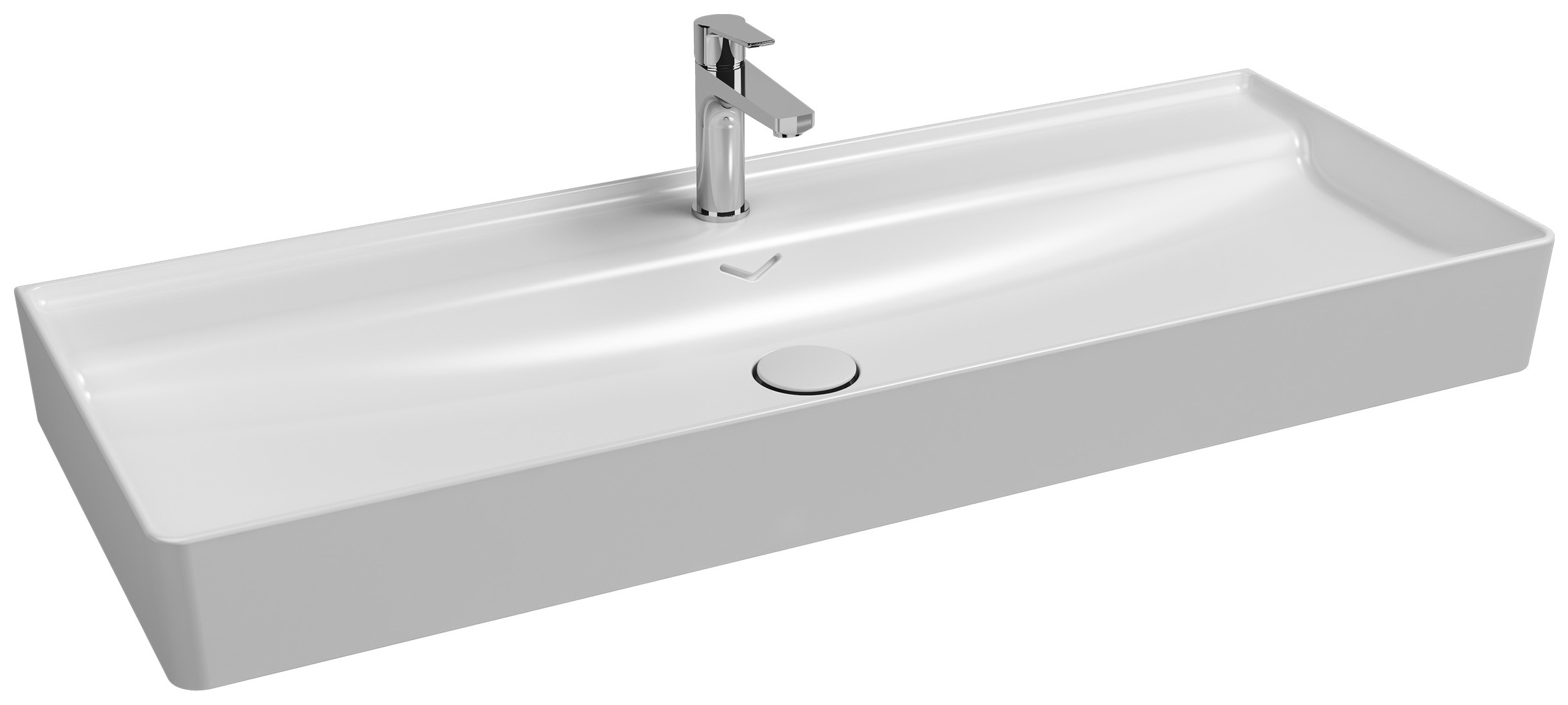Isvea Vea Counter-Top Washbasin 121 cm - white