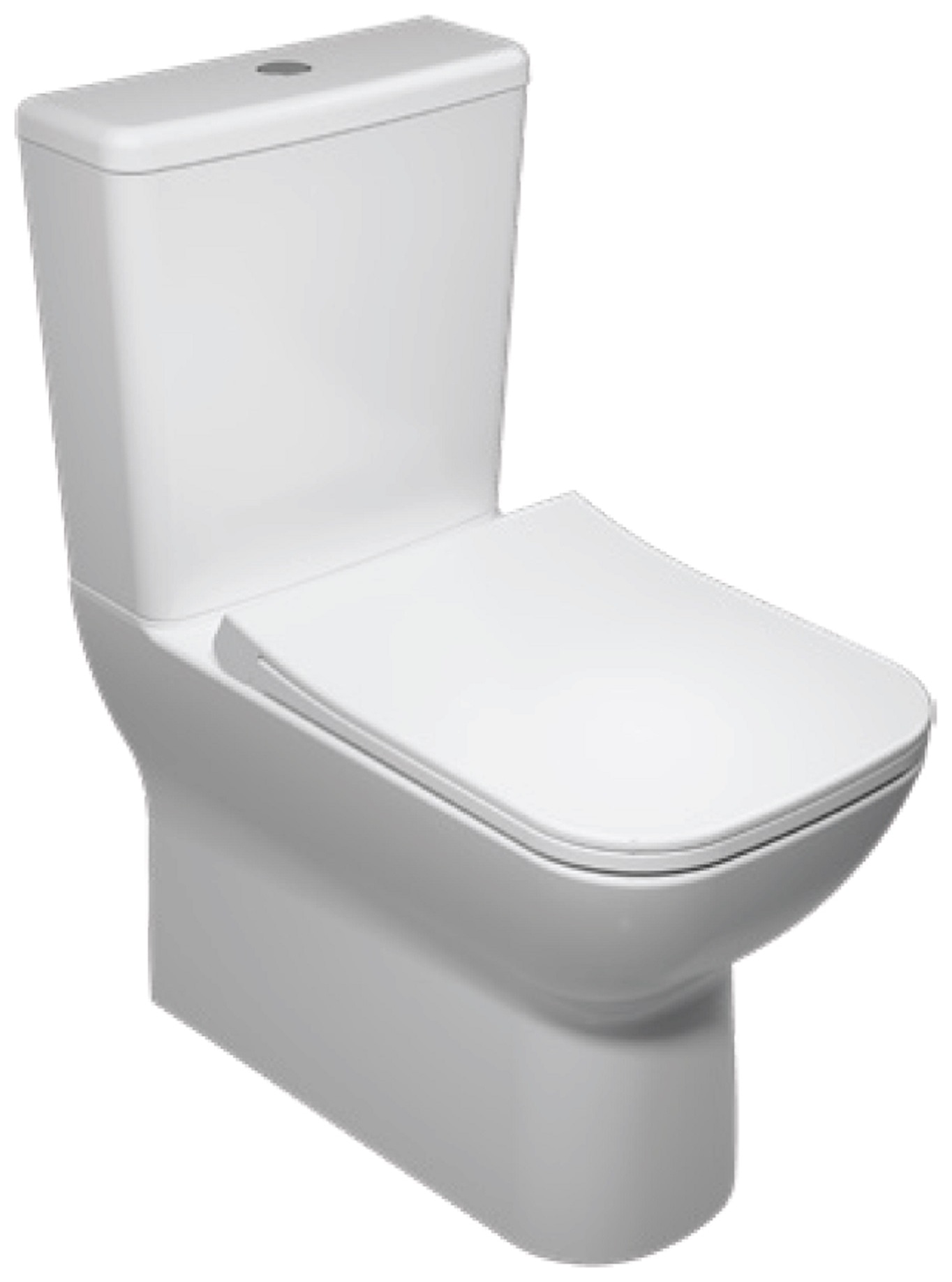 Isvea Ventuno Back-to-Wall Toilet - white