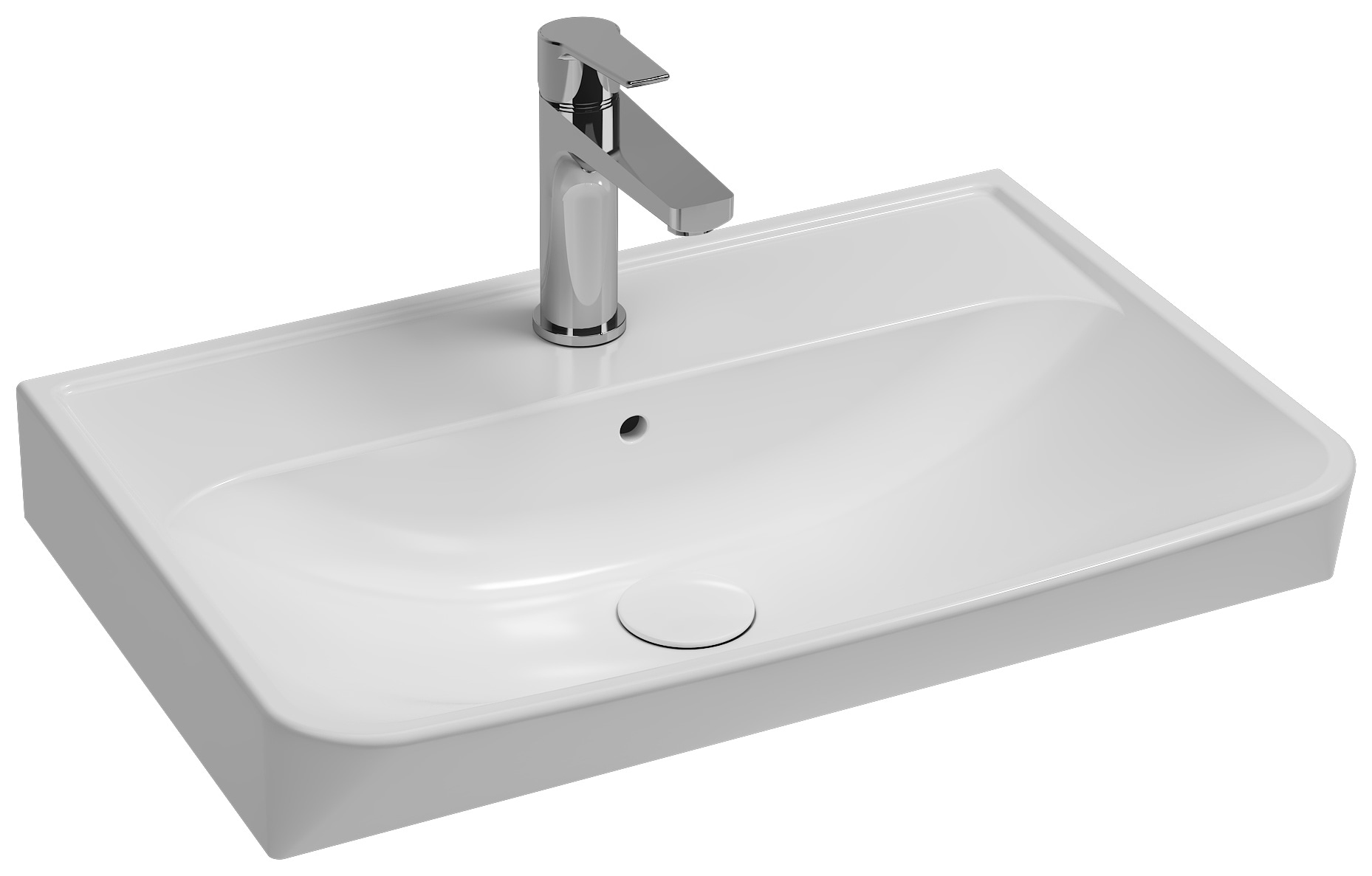 Isvea Ventuno Counter-Top Washbasin 60 cm - white