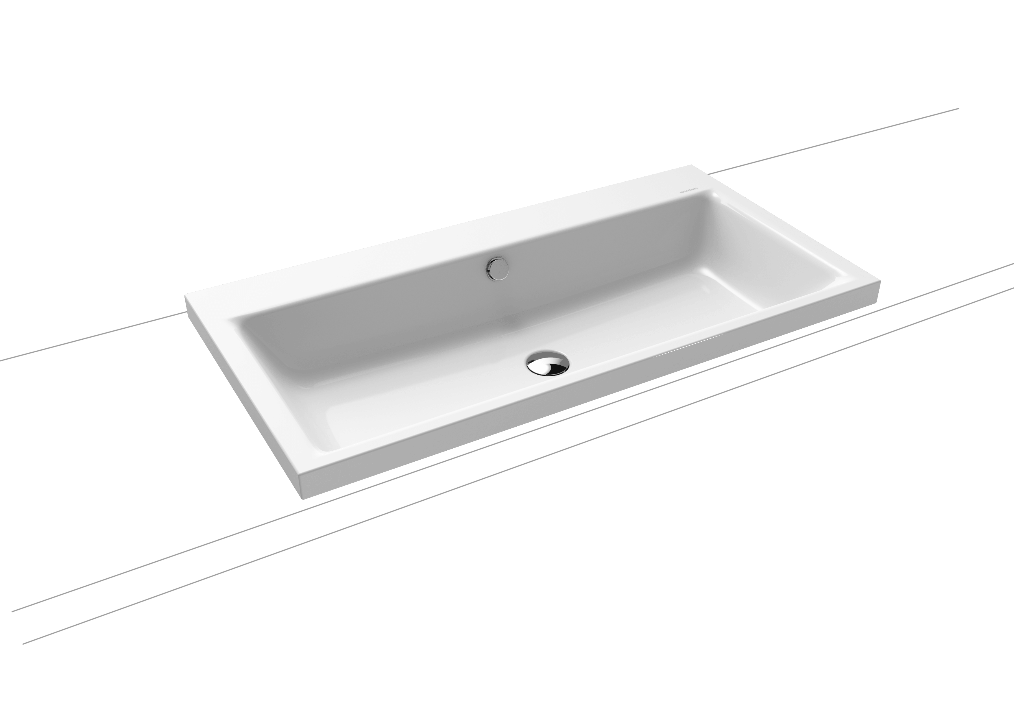 Kaldewei PURO COUNTERTOP WASHBASIN (RIM HEIGHT 40 MM) model 3155