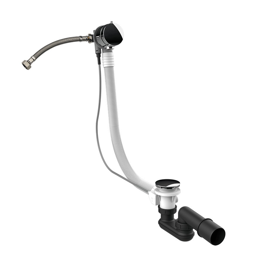 Gessi Column Bath Waste 01080 in Chrome