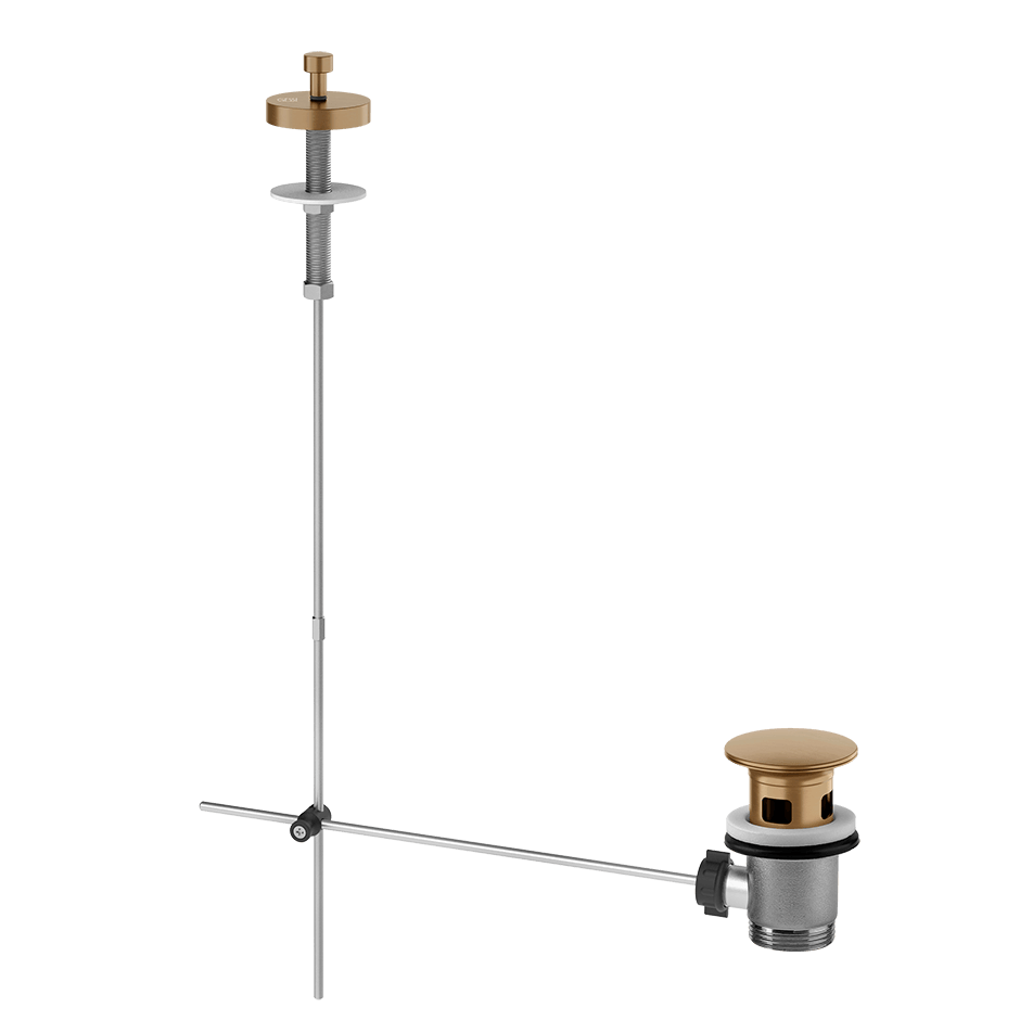 Gessi Waste 01350 in Warm Bronze Br. Pvd