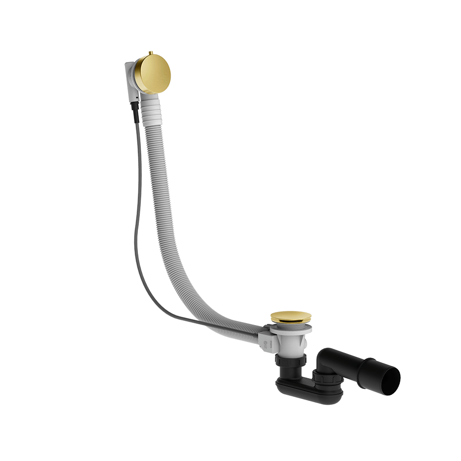 Gessi Column Bath Waste 01452 in Gold Brushed Pvd