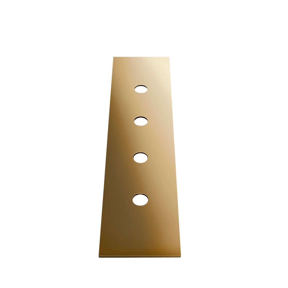 Gessi Handshower Drain Kit 01664 in Warm Bronze Pvd