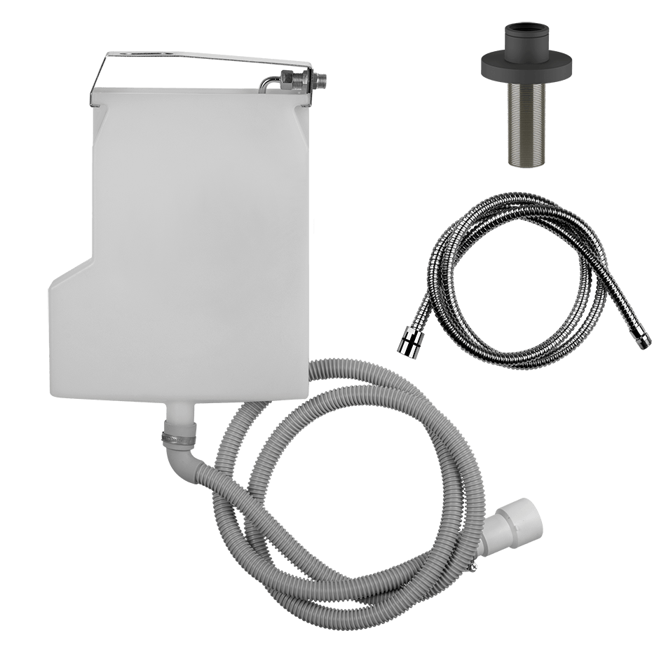 Gessi Handshower Drain Kit 01763 in Matte Black