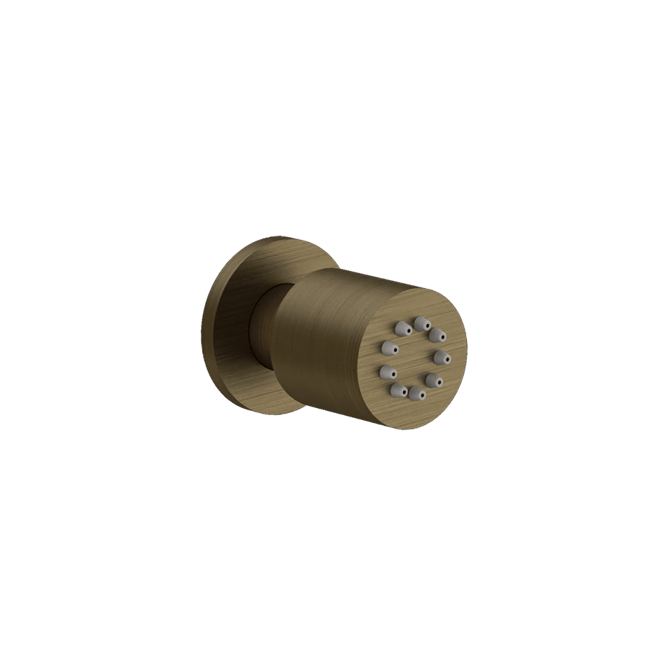 Gessi Body Jet 13375 in Antique Brass