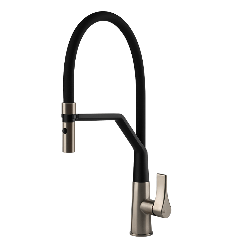 Gessi Sink Mixer 17191 in Finox Brushed Nickel