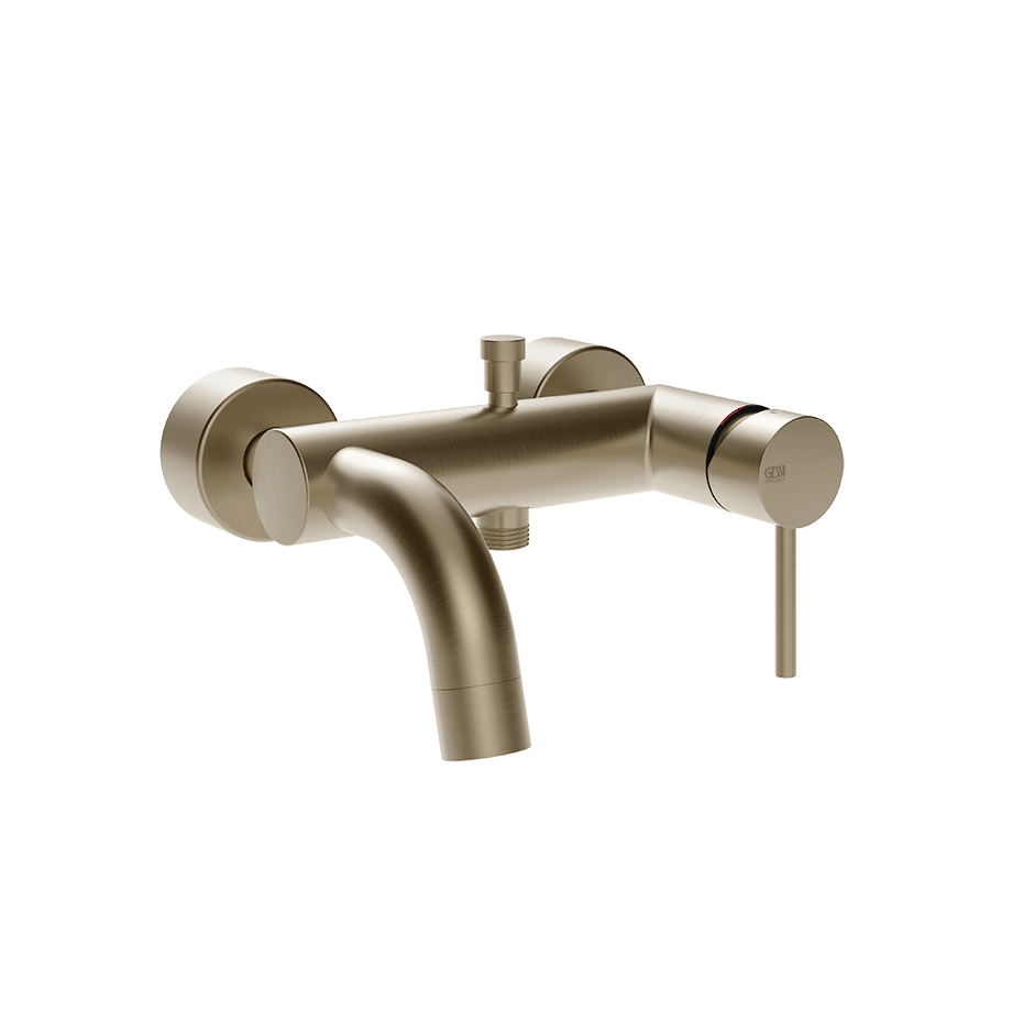 Gessi Bath Mixer 18613 in Finox Brushed Nickel