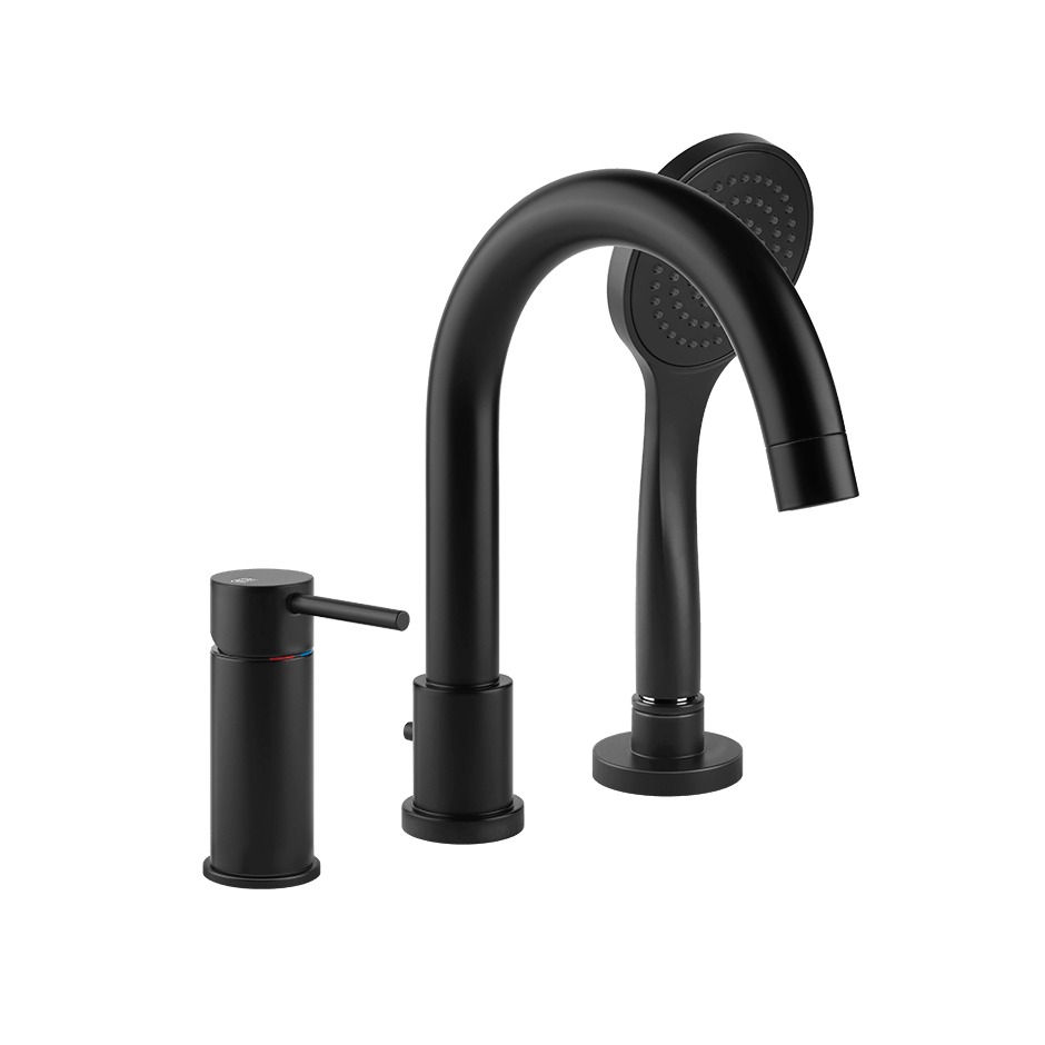 Gessi Bath Mixer 18637 in Matte Black