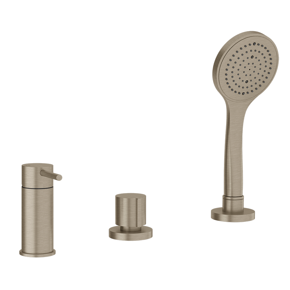 Gessi Bath Mixer 18643 in Finox Brushed Nickel