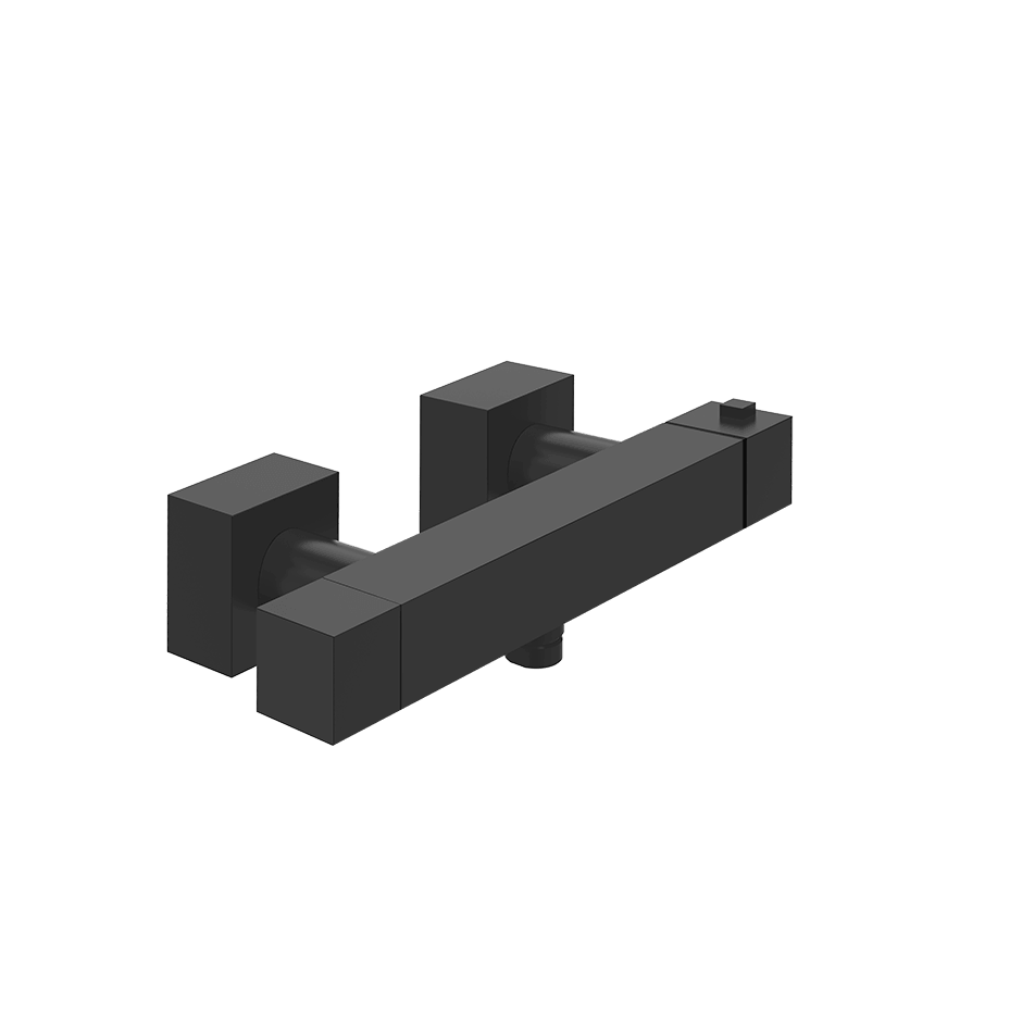 Gessi Shower Mixer 19431 in Matte Black