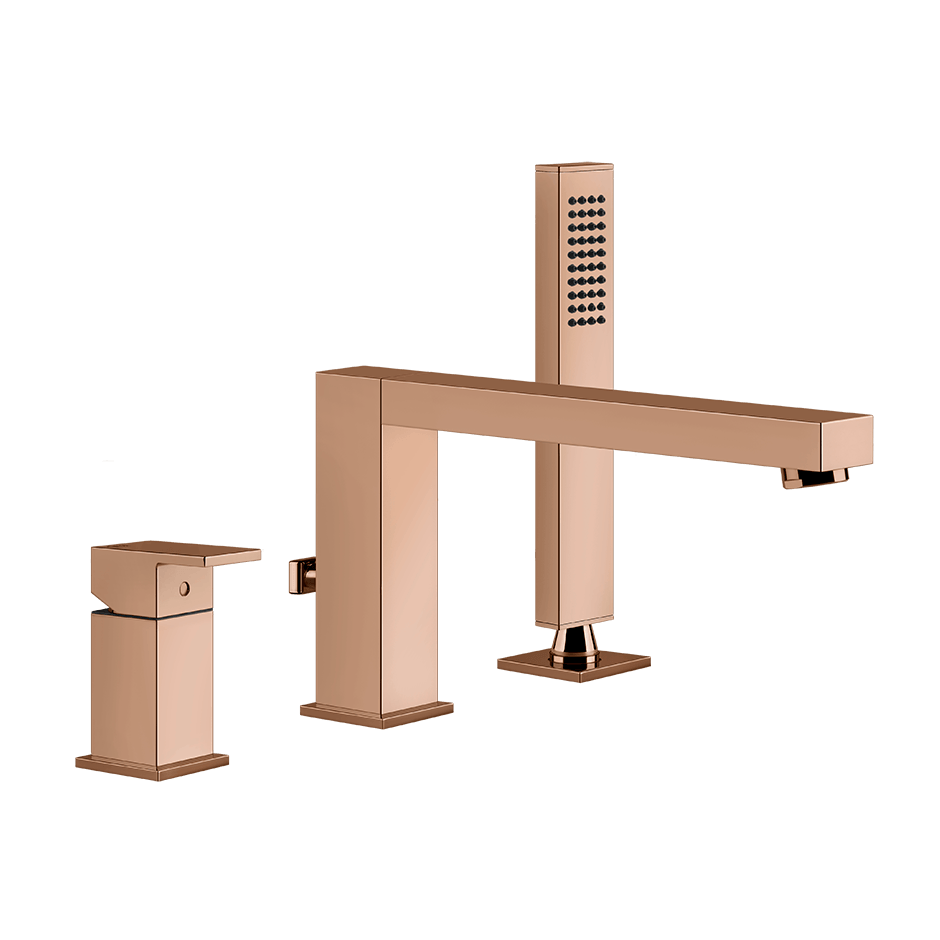 Gessi Bath Mixer 20037 in Copper Pvd