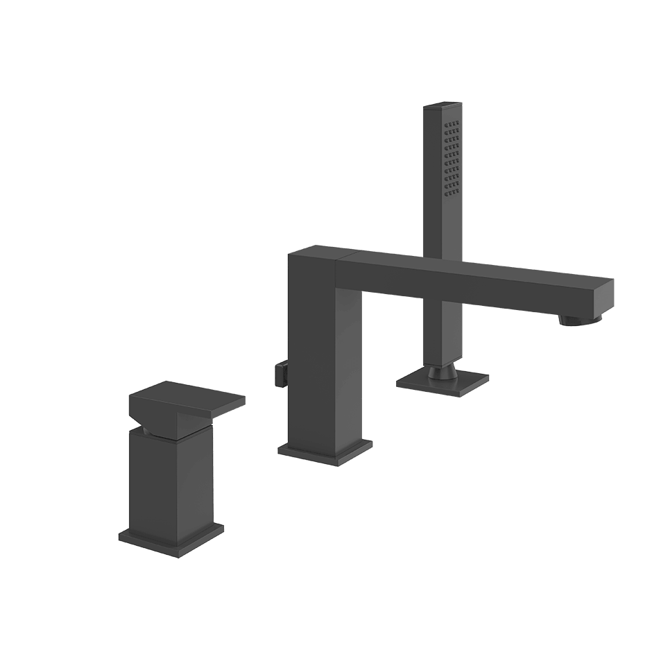 Gessi Bath Mixer 20037 in Matte Black