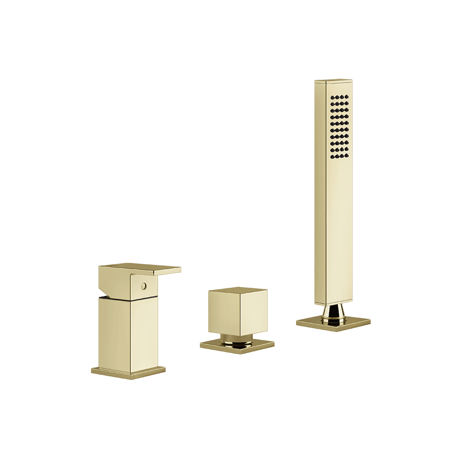 Gessi Bath Mixer 20043 in Brass Pvd