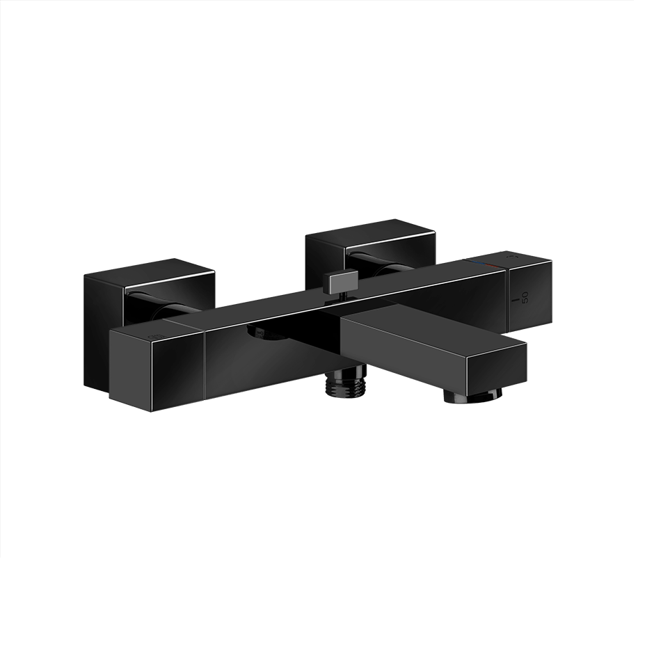 Gessi Bath Mixer 20111 in Black Metal Pvd