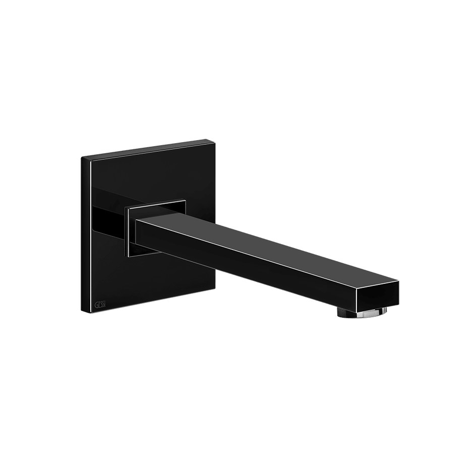 Gessi Basin Spout 20114 in Black Metal Pvd