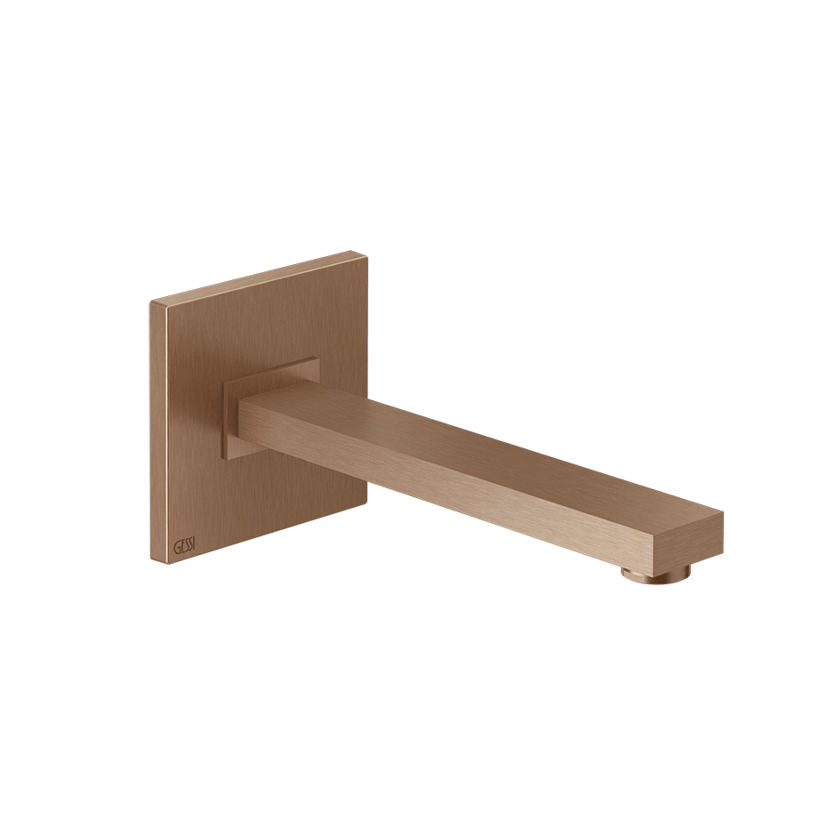 Gessi Basin Spout 20114 in Copper Brushed Pvd