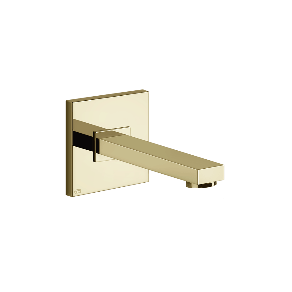 Gessi Basin Spout 20118 in Brass Pvd