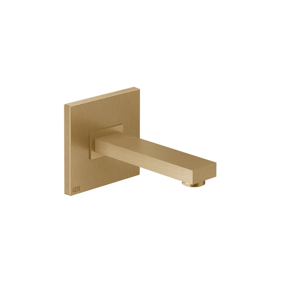 Gessi Basin Spout 20118 in Warm Bronze Br. Pvd