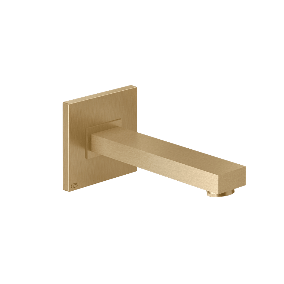 Gessi Bath Spout 20120 in Warm Bronze Br. Pvd