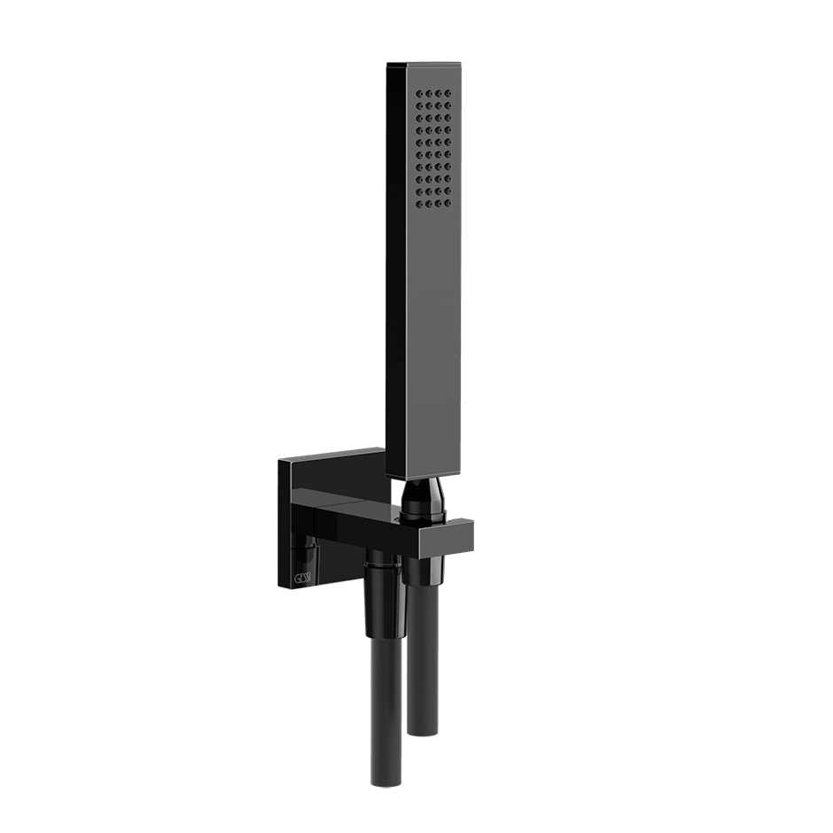Gessi Shower Set 20123 in Black Metal Pvd