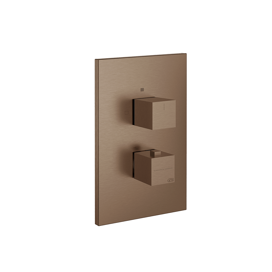 Gessi Shower Mixer 20184 in Copper Brushed Pvd