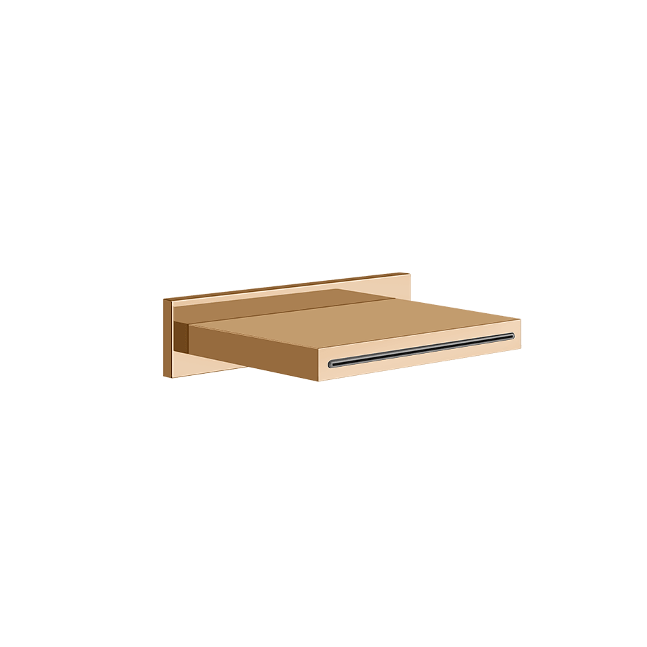 Gessi Shower Spout 20293 in Warm Bronze Pvd