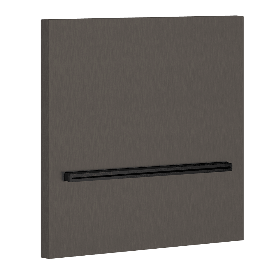 Gessi Shower Spout 20295 in Black Metal Br. Pvd
