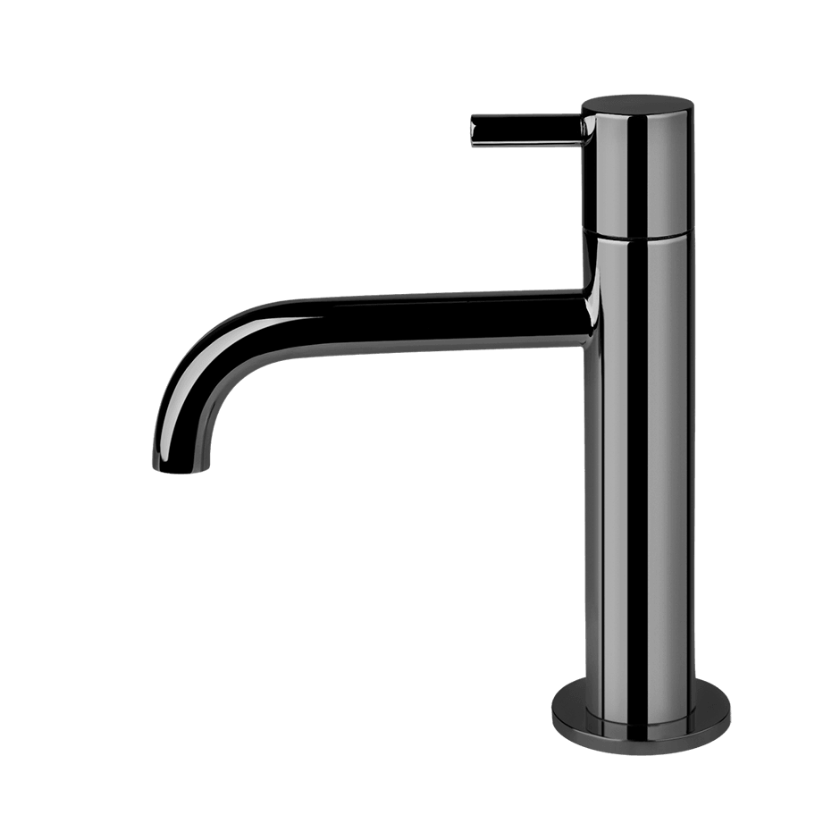 Gessi Single Water Tap 20511 in Black Metal Pvd