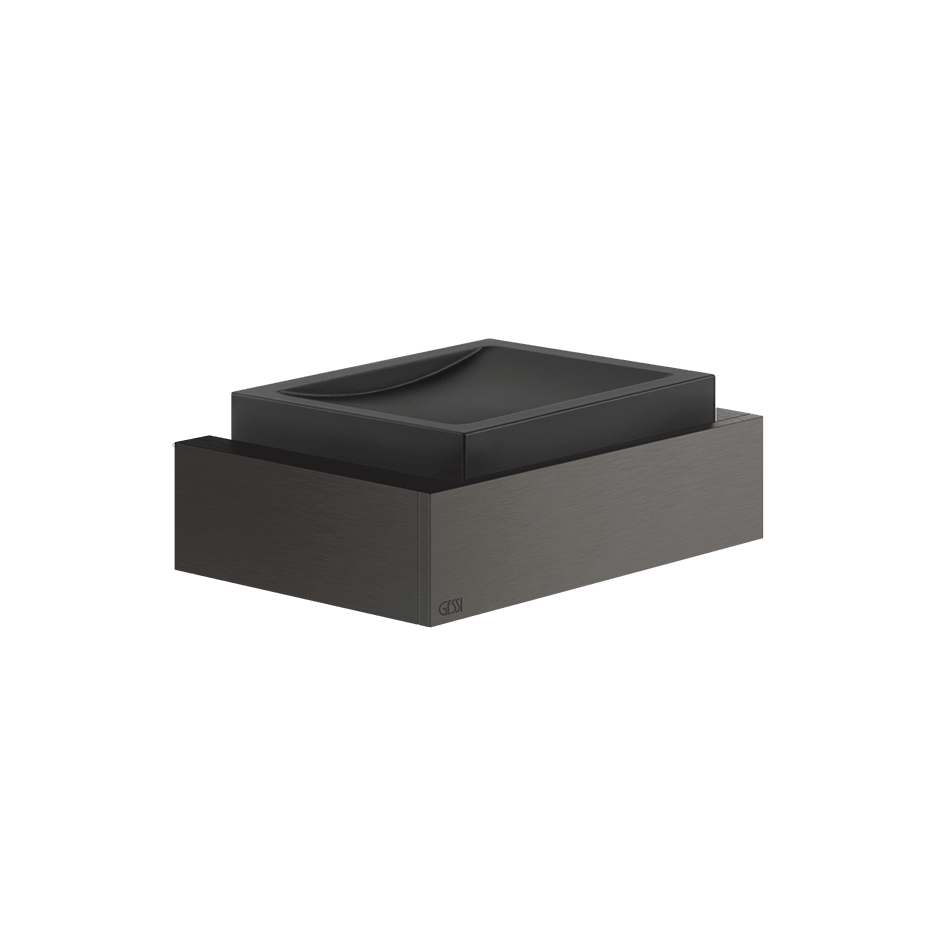 Gessi Soap Holder 20802 in Black Metal Br. Pvd