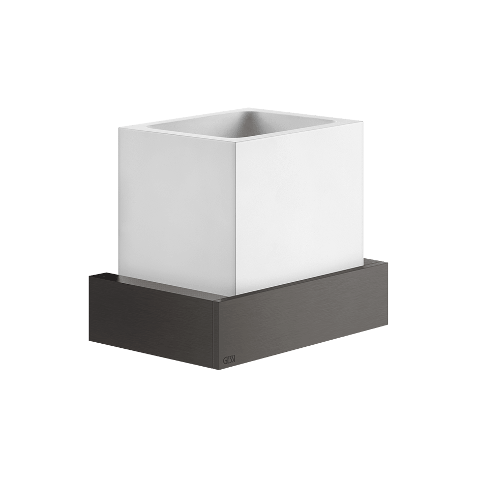 Gessi Tumbler Holder 20807 in Black Metal Br. Pvd