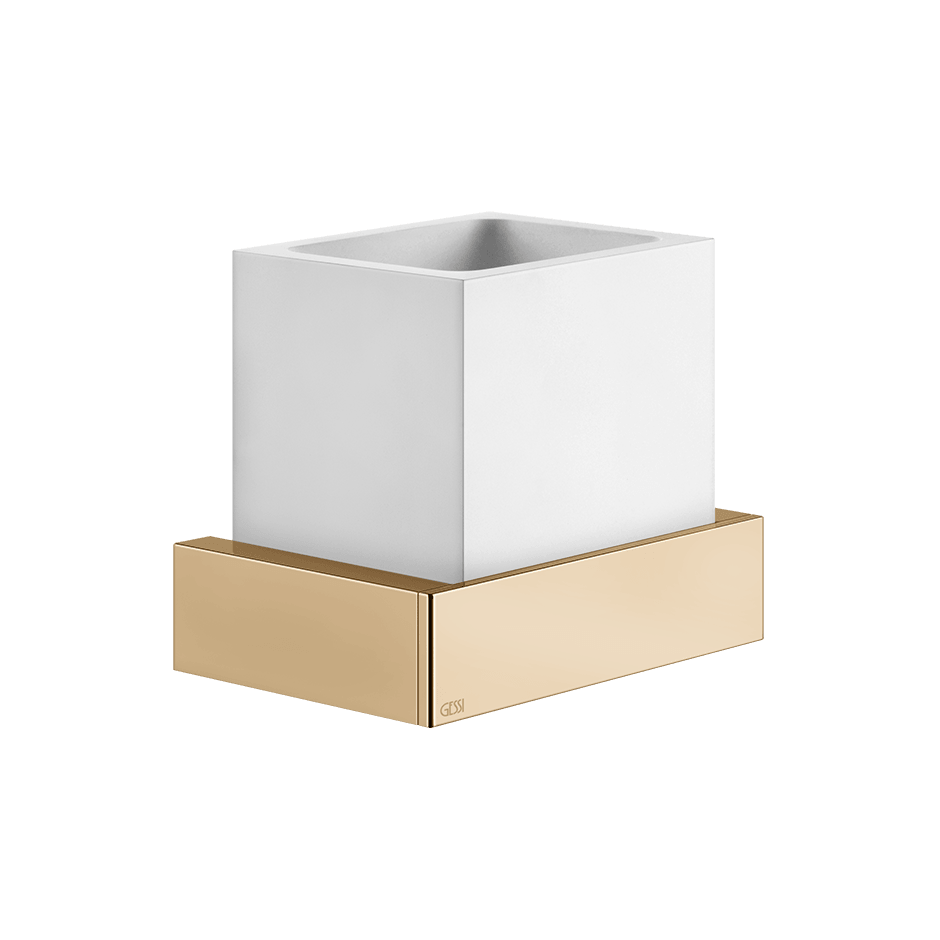 Gessi Tumbler Holder 20807 in Warm Bronze Pvd