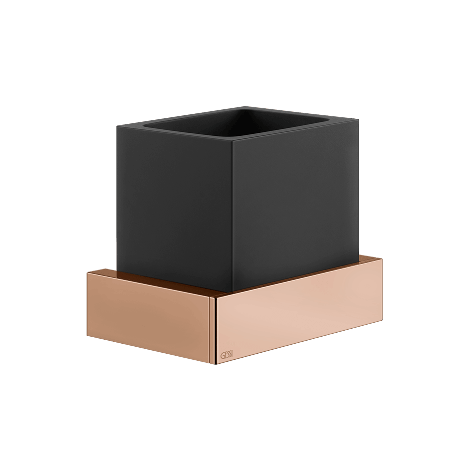 Gessi Tumbler Holder 20808 in Copper Pvd