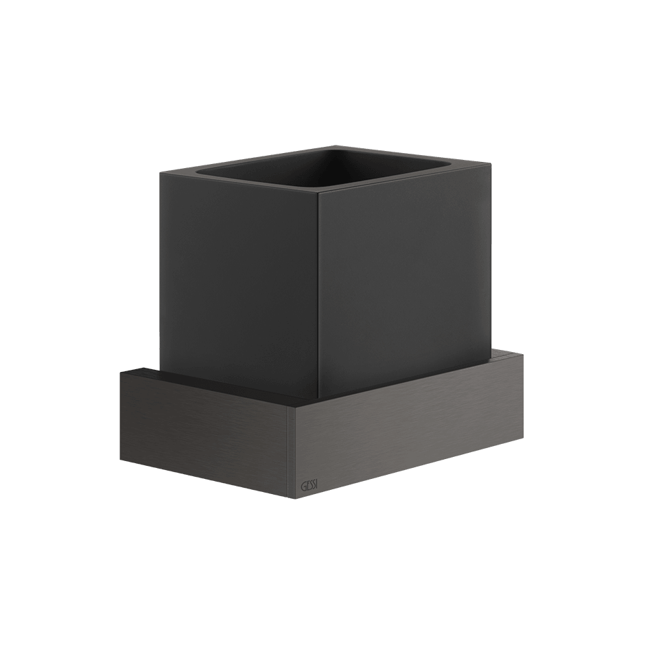 Gessi Tumbler Holder 20808 in Black Metal Br. Pvd