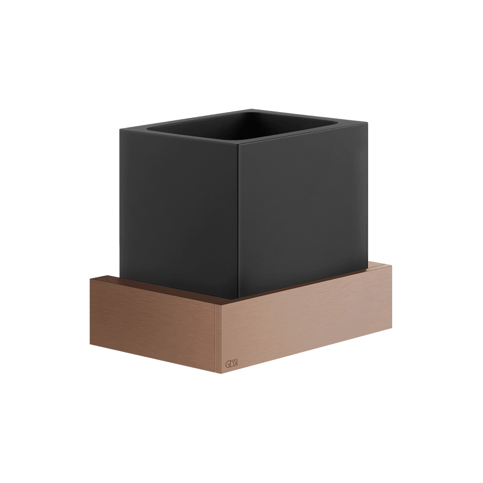 Gessi Tumbler Holder 20808 in Copper Brushed Pvd