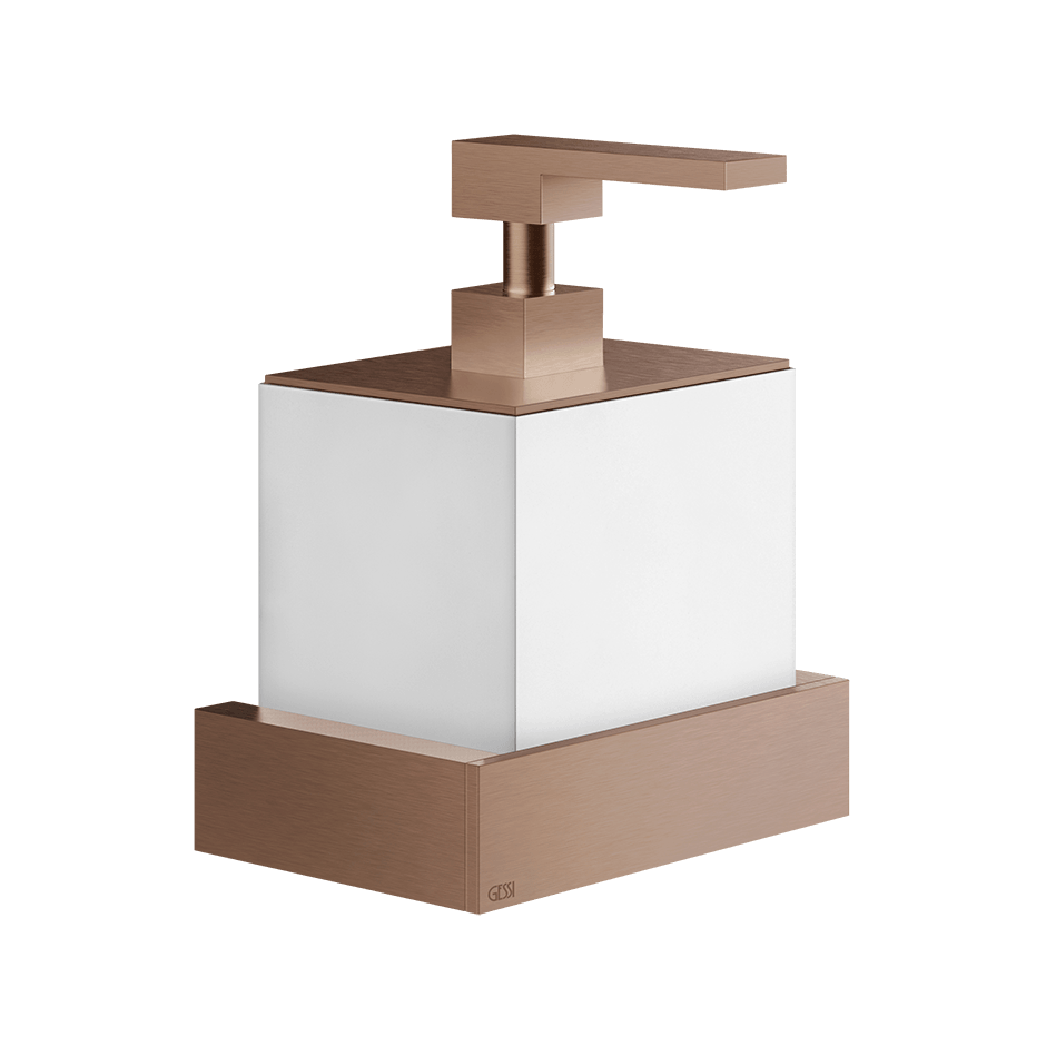 Gessi Soap Dispenser Holder 20813 in Copper Brushed Pvd