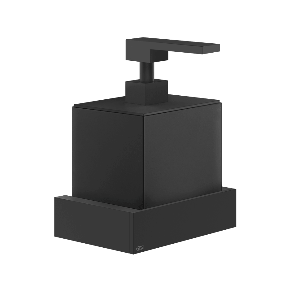 Gessi Soap Dispenser Holder 20814 in Matte Black
