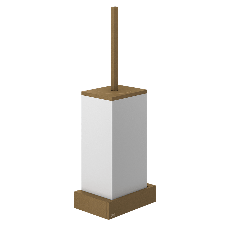 Gessi Brush Holder 20819 in Antique Brass