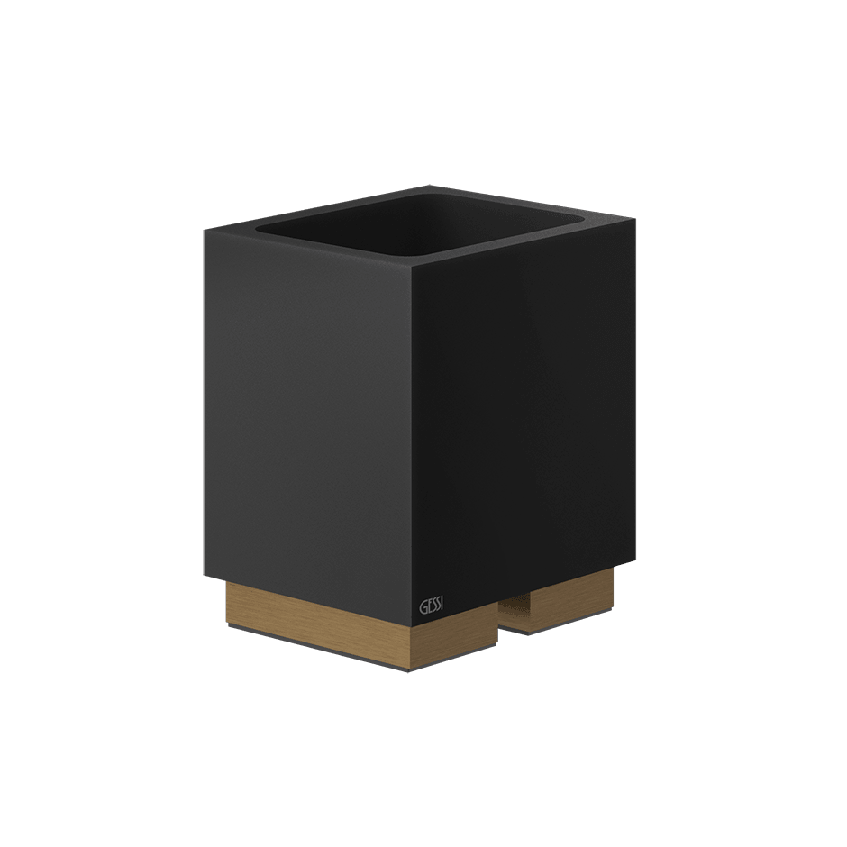 Gessi Tumbler Holder 20832 in Antique Brass