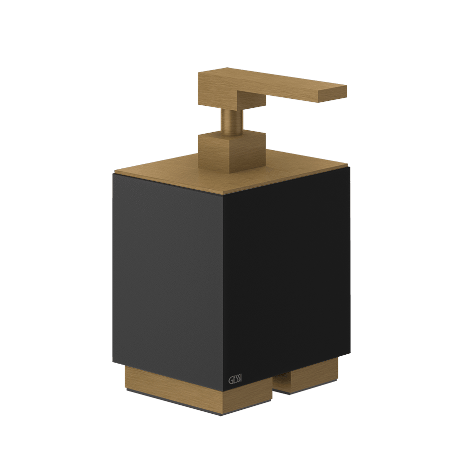 Gessi Soap Dispenser Holder 20838 in Antique Brass