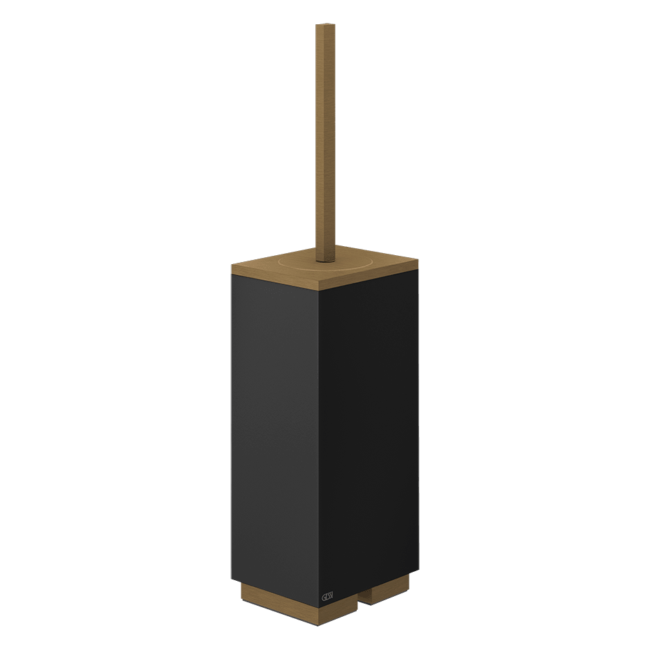 Gessi Brush Holder 20844 in Antique Brass